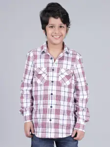 Cantabil Boys Original Tartan Checks Checked Casual Shirt