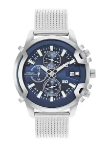 French Connection Men Stainless Steel Bracelet Style Straps Analogue Watch FCH003USM