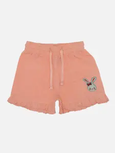 Bodycare Kids Girls Cotton Mid-Rise Shorts