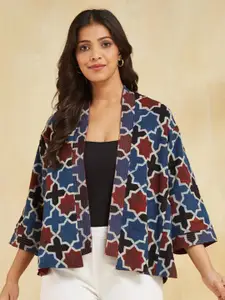 Fabindia Women Printed Cotton Shrug