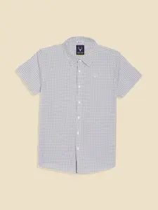Allen Solly Junior Boys Micro Checks Checked Casual Shirt