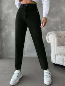 DressBerry Women Comfort Mom Fit Mid-Rise Stretchable Jeans