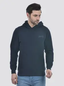 Numero Uno Men Brand Logo Printed Hooded Sweatshirt