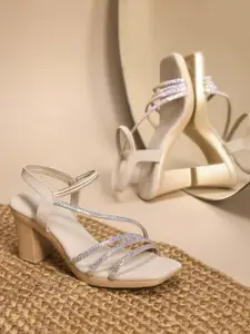 Froh Feet Women Party Block Open Toe Sandals