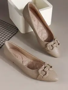 CORSICA Women Solid Casual Open Toe Flats with Buckles