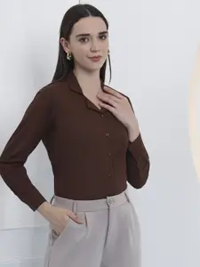 FITHUB Women Formal Shirt