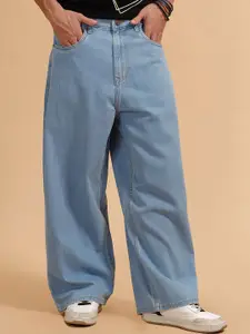 WROGN Men Comfort Mid-Rise Baggy Jeans