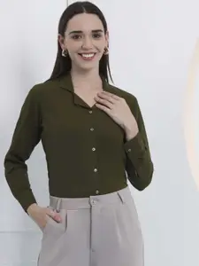 FITHUB Women Formal Shirt