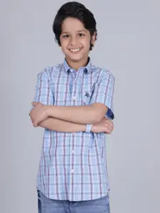 Cantabil Boys Original Tartan Checks Printed Casual Shirt