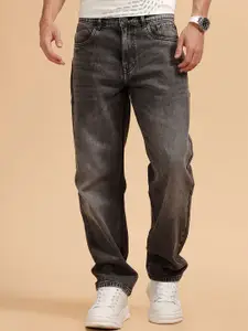 WROGN Men Comfort Relaxed Fit Mid Rise Heavy Fade Jeans