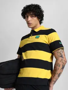Puma Super Striped Pure Cotton Polo T-Shirt
