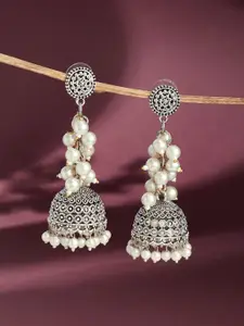 ATIBELLE Contemporary Jhumkas Earrings