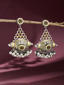 ATIBELLE Contemporary Jhumkas Earrings