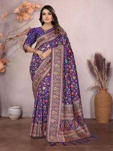 elora Woven Design Silk Blend Saree