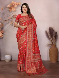elora Woven Design Silk Blend Saree