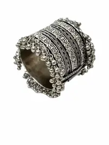 Sangria Oxidised Beaded Bangle