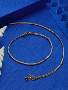 Jazz and Sizzle Gold-Plated Anklet