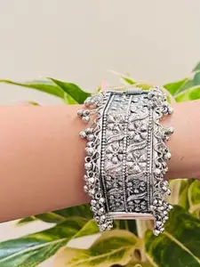 Sangria Oxidized Beaded Bangle