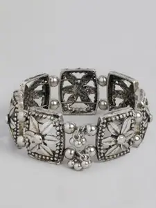 Sangria Oxidized Beaded Bangle