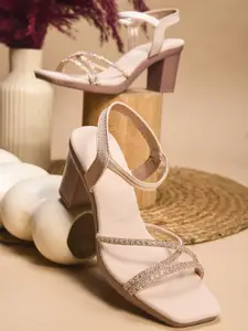 Froh Feet Party Block Sandals Heels