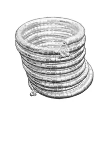 Sangria Silver Spiral Bangle