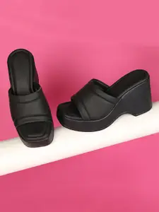 Commander Shoes Women Open Toe Wedge Heel Sandals