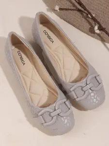 CORSICA Women Open Toe Flats with Buckles