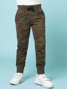 Alan Jones Boys Camouflage Mid Rise Joggers