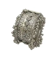 Sangria Oxidised Beaded Bangle