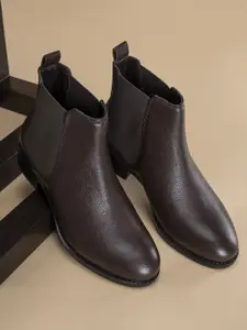 Red Tape Women Flatform Heel Slip On Chelsea Boots