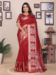 Elora Woven Design Zari Banarasi Saree