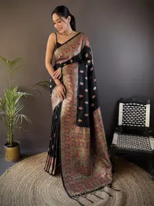 elora Ethnic Motifs Woven Design Saree