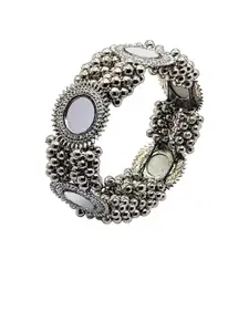 Sangria Oxidised Beaded Bangle