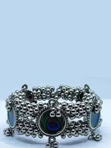 Sangria Ghungroo Beaded Bangle