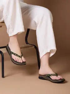 Inc 5 Women Slip-On  Embellished Open Toe Flats