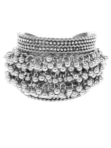 Sangria Ghungroo Beaded Bangle