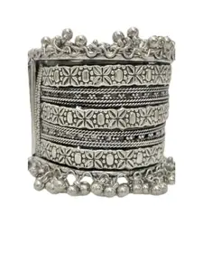 Sangria Oxidized Beaded Bangle