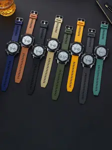 ON TIME OCTUS Men Cut Work Straps Digital Watch DIGITAL-028 BEIGE