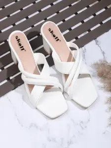 SKOLL Women Synthetic Leather Solid Regular Block Heels