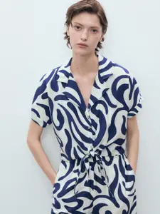 MANGO Women Printed Casual Shirt