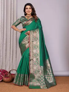 elora Woven Design Zari Banarasi Saree
