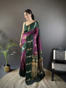 elora Ethnic Motifs Woven Design Banarasi Saree
