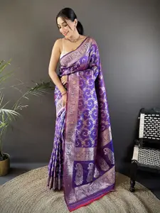 elora Woven Design Zari Silk Banarasi Saree