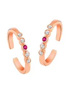 Peora Rose Gold-Plated Toe Rings