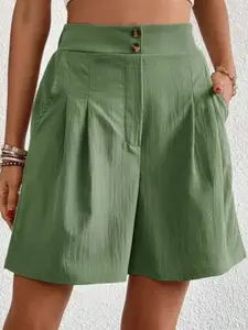 StyleCast Women Regular Fit Mid-Rise Shorts