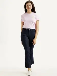 Levis Women Classic Regular Fit Mid-Rise Stretchable Jeans