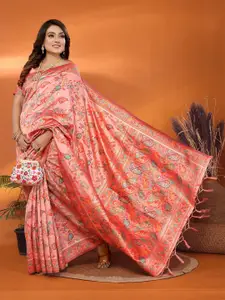 elora Ethnic Motifs Woven Design Saree