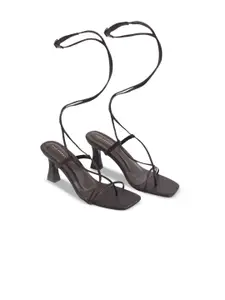 Lino Perros Stiletto Sandals with Tassels