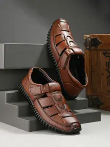 Mactree Men Casual PU Fisherman Sandals