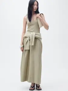 MANGO Fit & Flare Maxi Dress